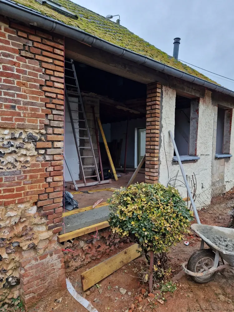 chantier maconnerie