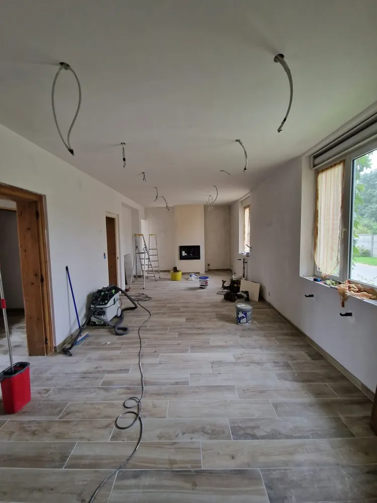 chantier platrerie